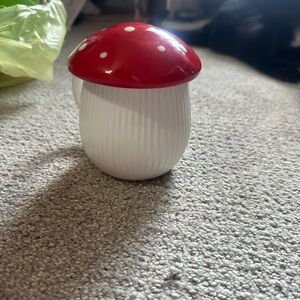Red and White Mushroom Shaped Mug